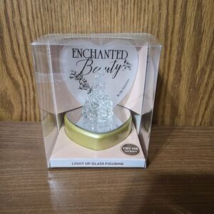 New beauty and the beast light up figurine